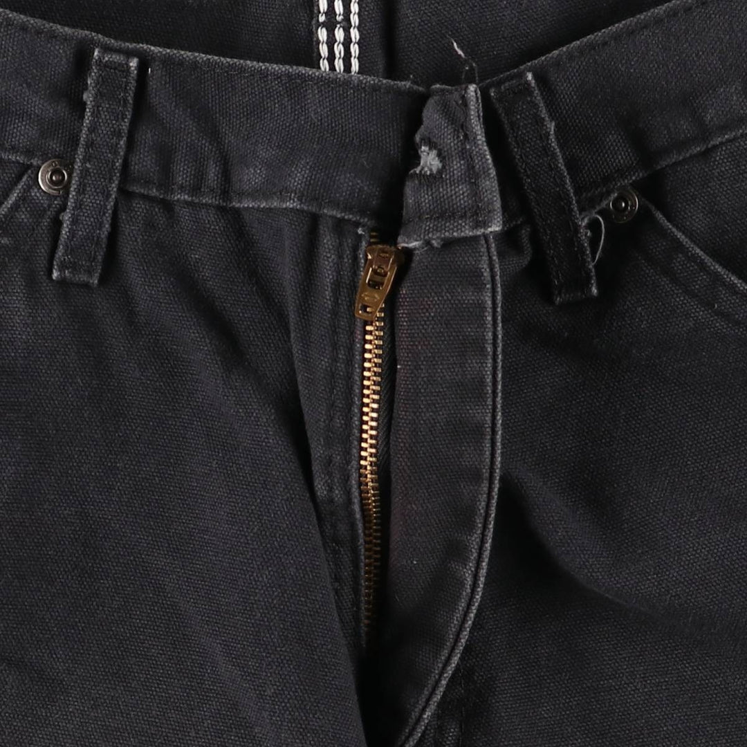 Dickies Duck Painter Pants Men's W33 equivalent cotton black type Vintage Second Hand