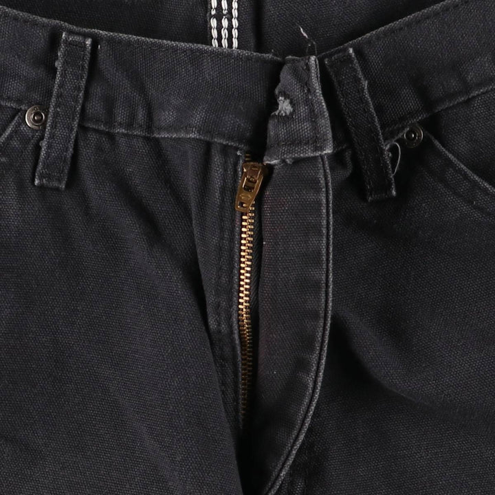 Dickies Duck Painter Pants Men's W33 equivalent cotton black type Vintage Second Hand
