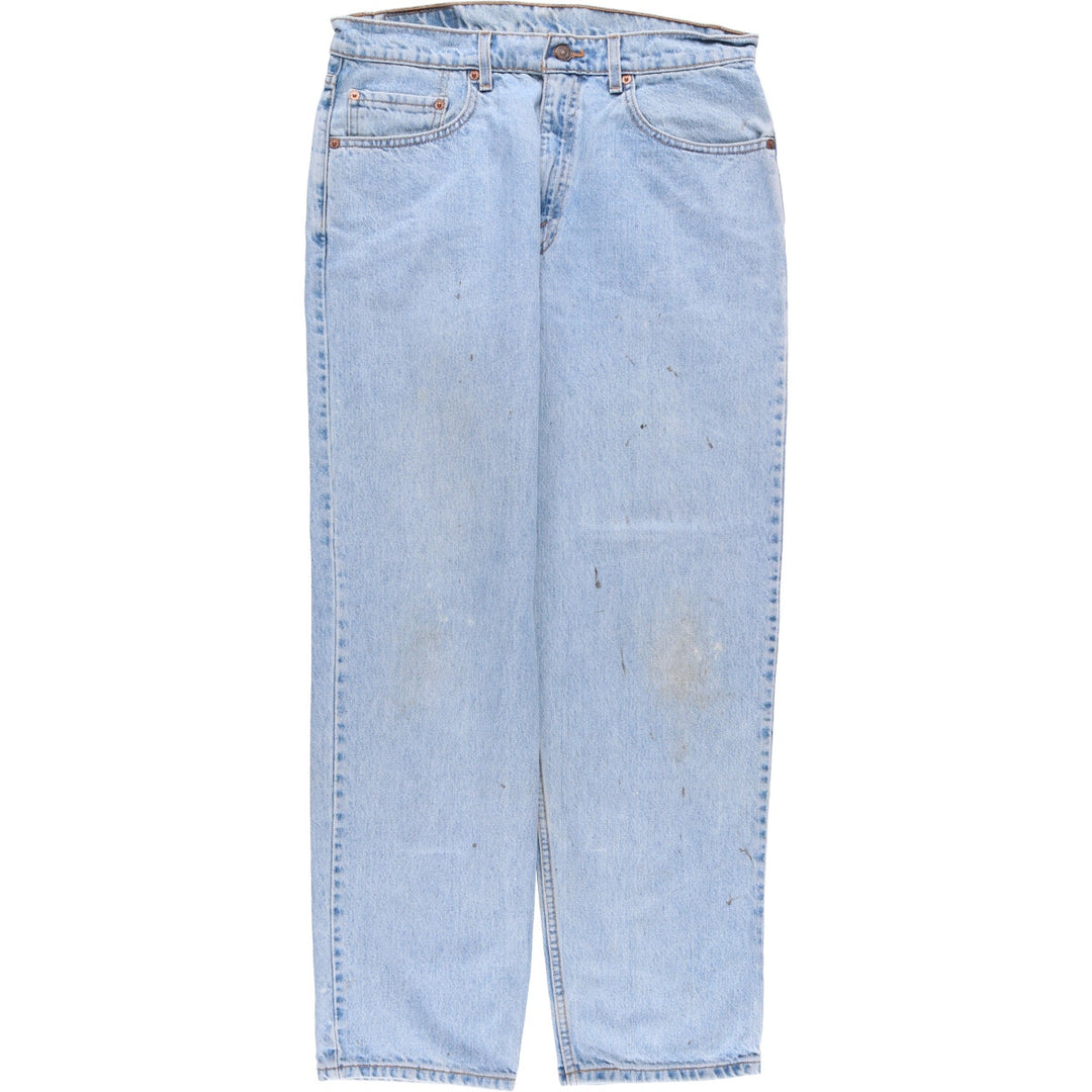 90'S Levi's 550-4834 Relaxed Fit Tapered Denim Pants, Men's, Size 34 (Vintage) cotton Blue type light blue Vintage Second Hand