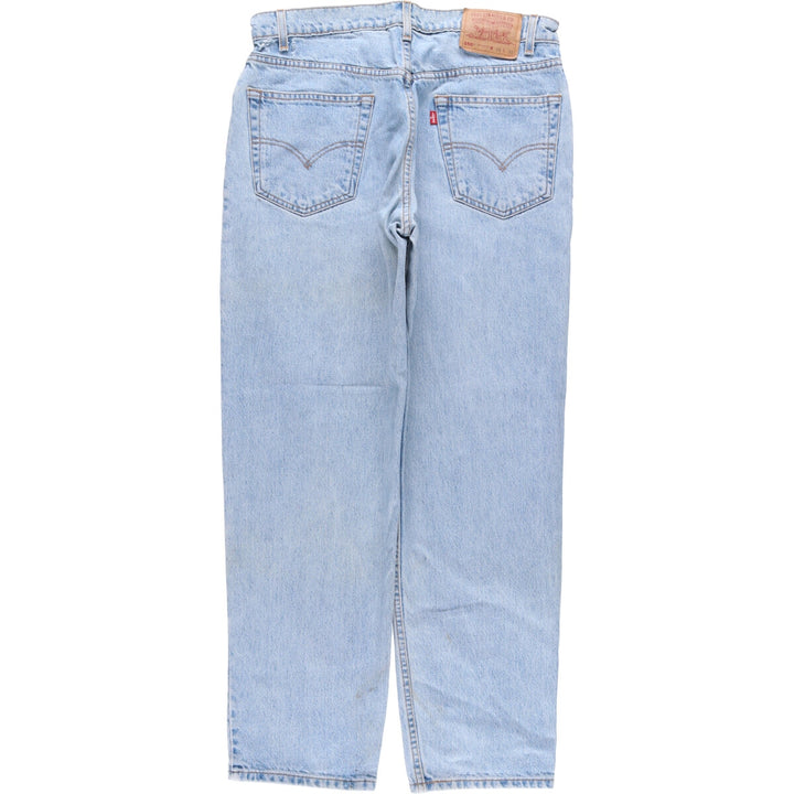 90'S Levi's 550-4834 Relaxed Fit Tapered Denim Pants, Men's, Size 34 (Vintage) cotton Blue type light blue Vintage Second Hand