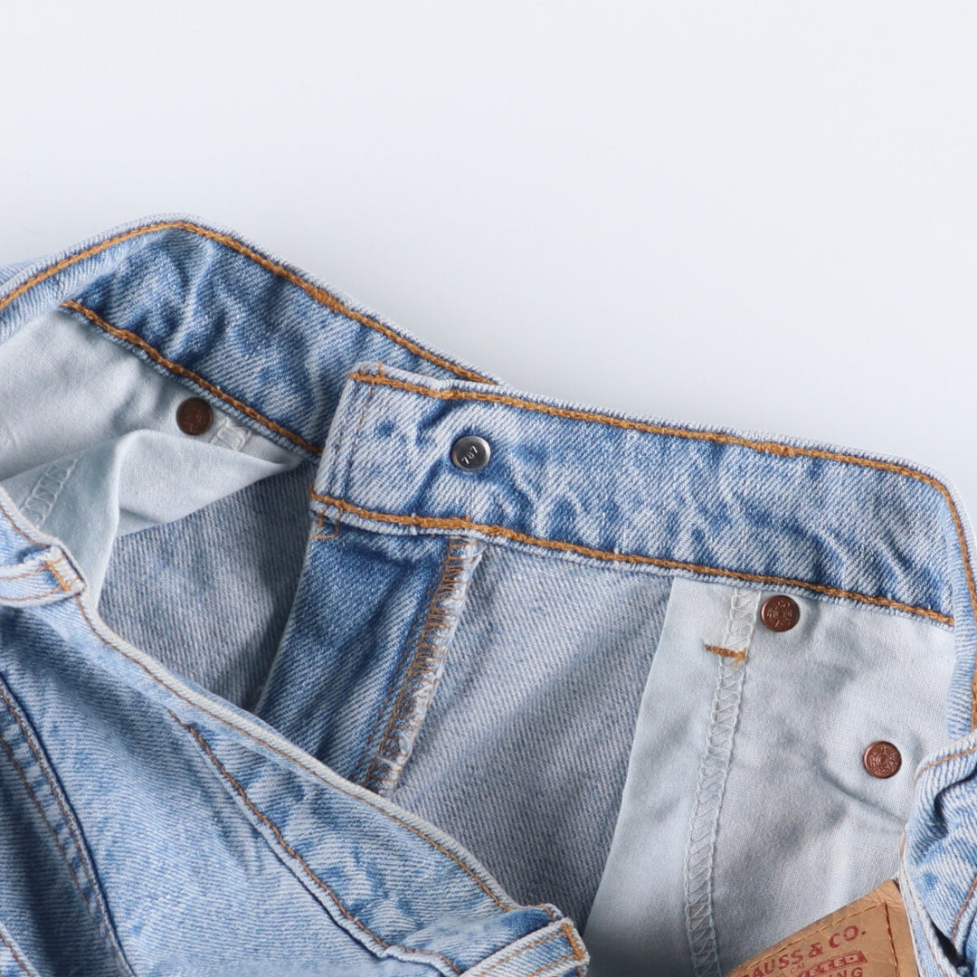 90'S Levi's 550-4834 Relaxed Fit Tapered Denim Pants, Men's, Size 34 (Vintage) cotton Blue type light blue Vintage Second Hand