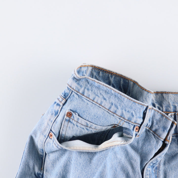 90'S Levi's 550-4834 Relaxed Fit Tapered Denim Pants, Men's, Size 34 (Vintage) cotton Blue type light blue Vintage Second Hand