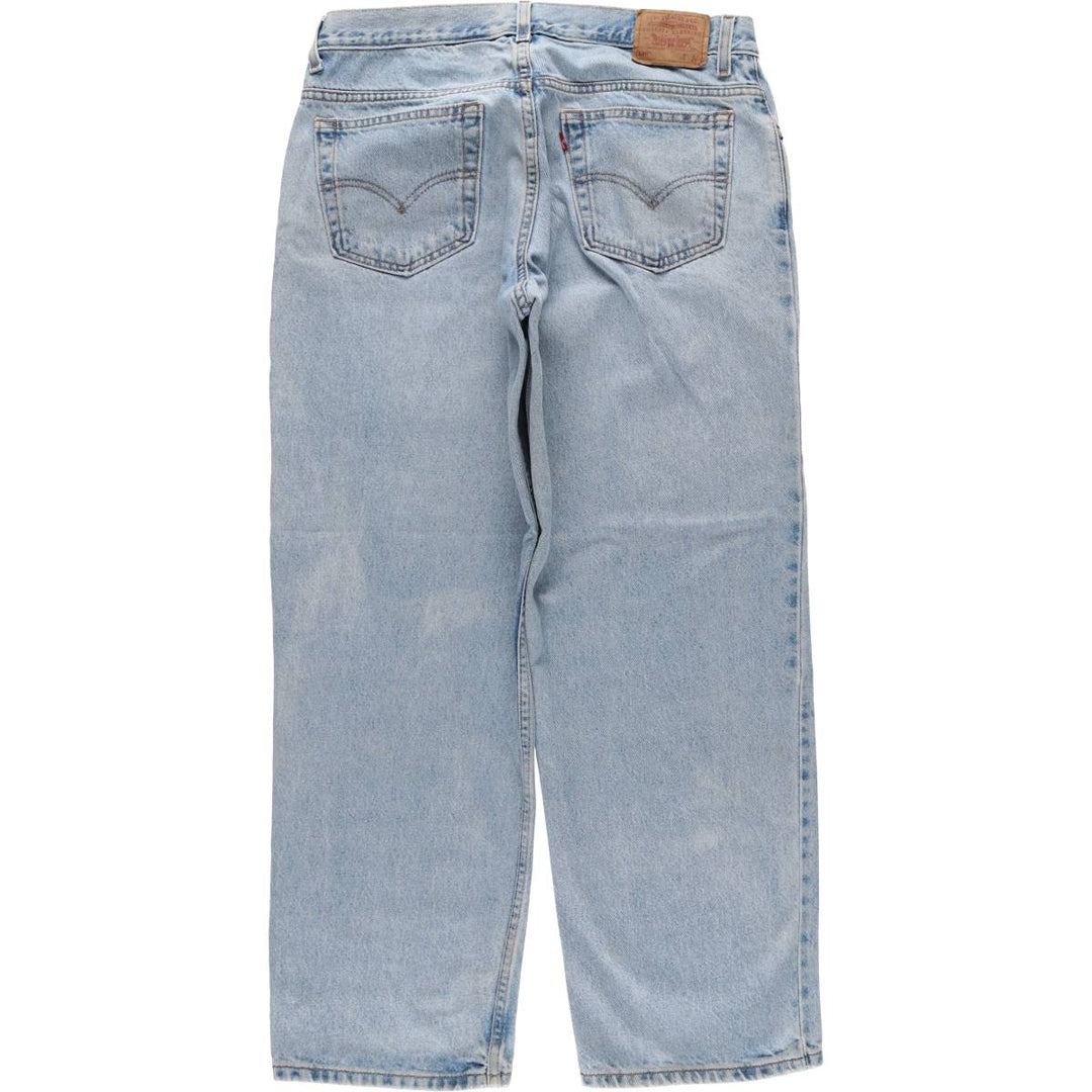 2000'S Levi's 550 Relaxed Fit Husky Tapered Denim Pants, Men's, Size W35 cotton blue type Vintage Second Hand