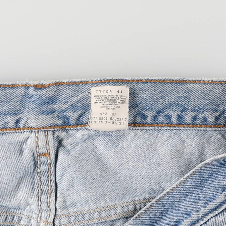 2000'S Levi's 550 Relaxed Fit Husky Tapered Denim Pants, Men's, Size W35 cotton blue type Vintage Second Hand