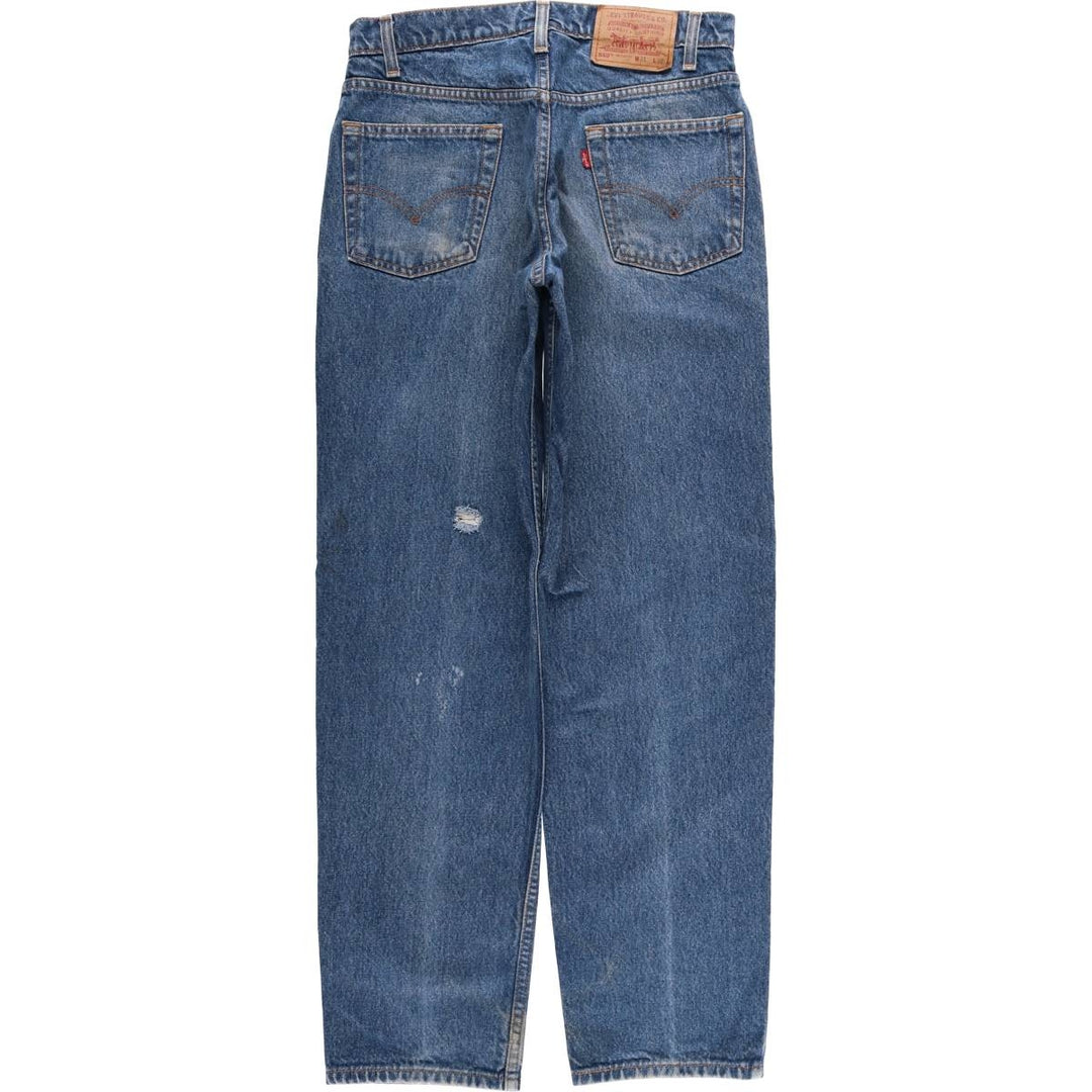 90'S Levi's 00550-0216 Relaxed Fit Tapered Denim Pants, Men's, Size W31, Vintage cotton blue type Vintage Second Hand
