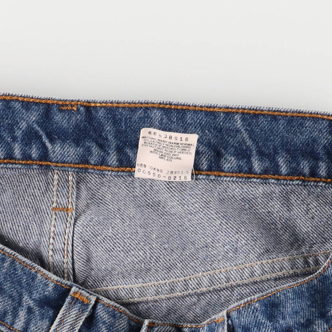 90'S Levi's 00550-0216 Relaxed Fit Tapered Denim Pants, Men's, Size W31, Vintage cotton blue type Vintage Second Hand