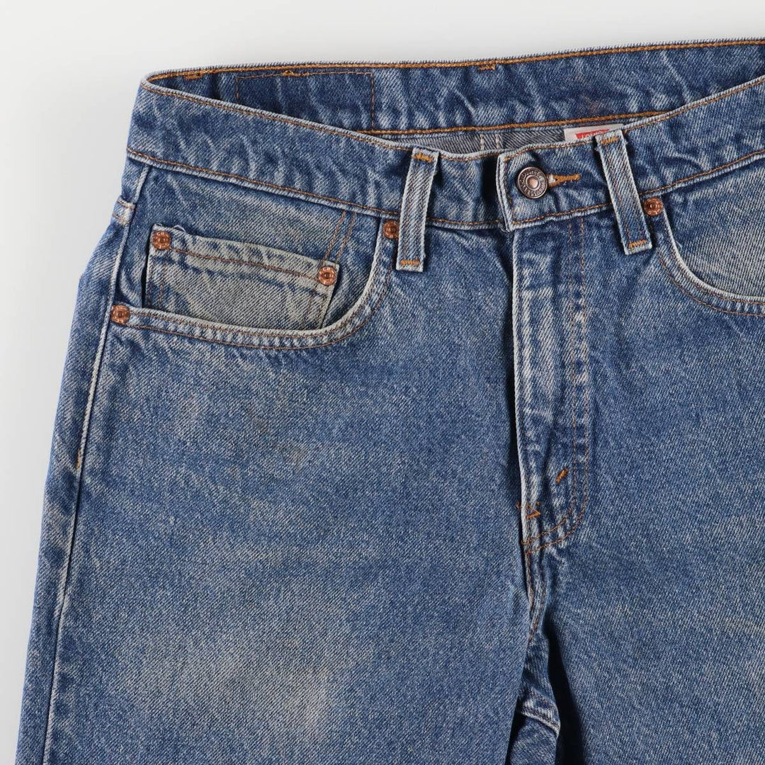 90'S Levi's 00550-0216 Relaxed Fit Tapered Denim Pants, Men's, Size W31, Vintage cotton blue type Vintage Second Hand