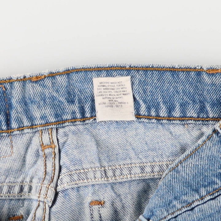 Vintage 1990'S Levi's 550 tapered denim pants with orange tabs, size W32, men's cotton blue type Vintage Second Hand