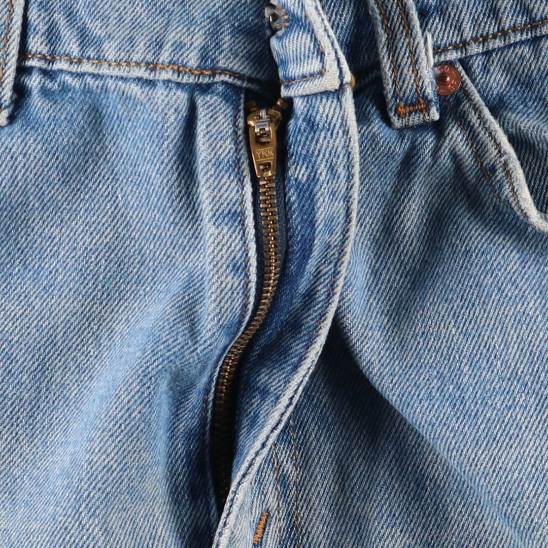 Vintage 1990'S Levi's 550 tapered denim pants with orange tabs, size W32, men's cotton blue type Vintage Second Hand