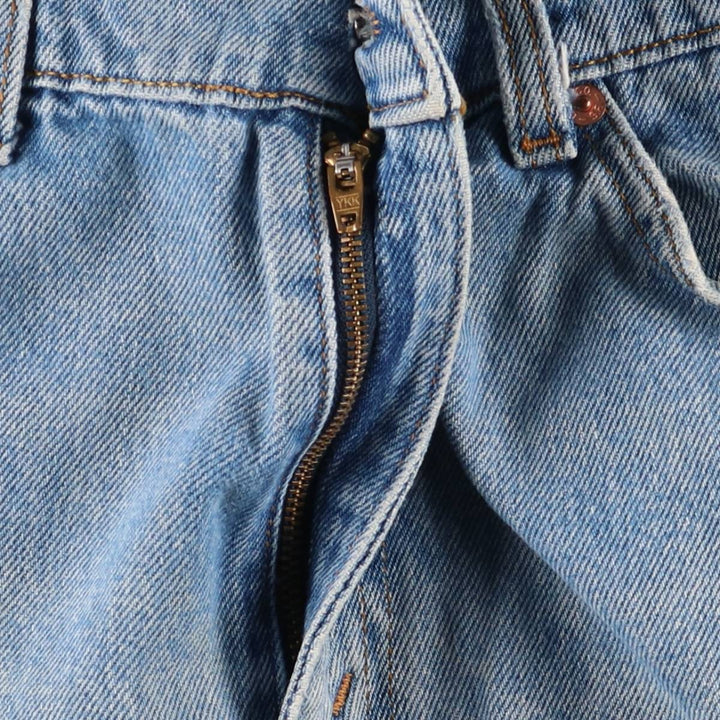 Vintage 1990'S Levi's 550 tapered denim pants with orange tabs, size W32, men's cotton blue type Vintage Second Hand