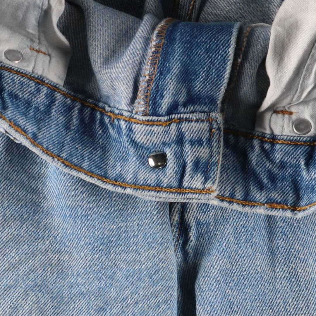 Vintage 1990'S Levi's 550 tapered denim pants with orange tabs, size W32, men's cotton blue type Vintage Second Hand