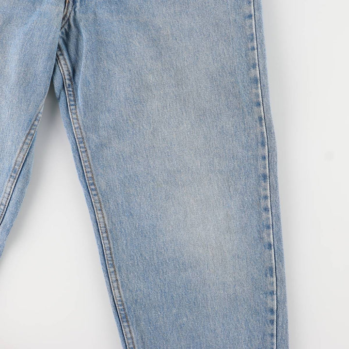 Vintage 1990'S Levi's 550 tapered denim pants with orange tabs, size W32, men's cotton blue type Vintage Second Hand