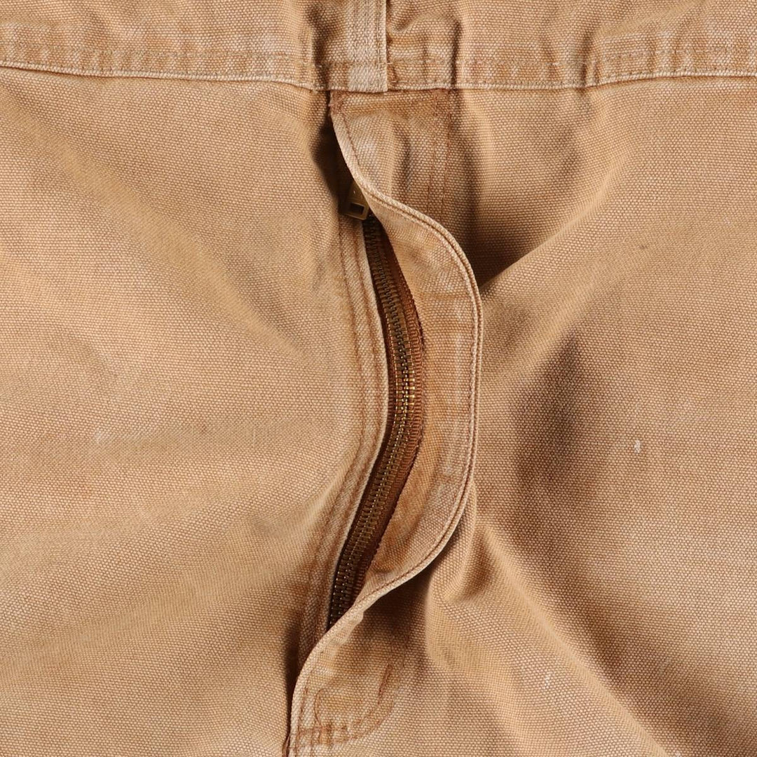 Carhartt Double Knee Duck Overalls for Men (W39) cotton ocher yellow type Vintage Second Hand
