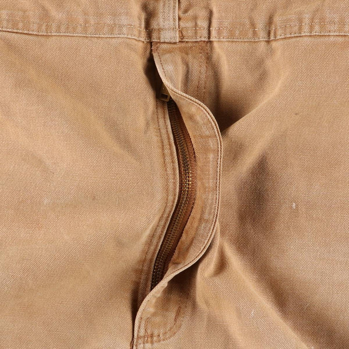 Carhartt Double Knee Duck Overalls for Men (W39) cotton ocher yellow type Vintage Second Hand