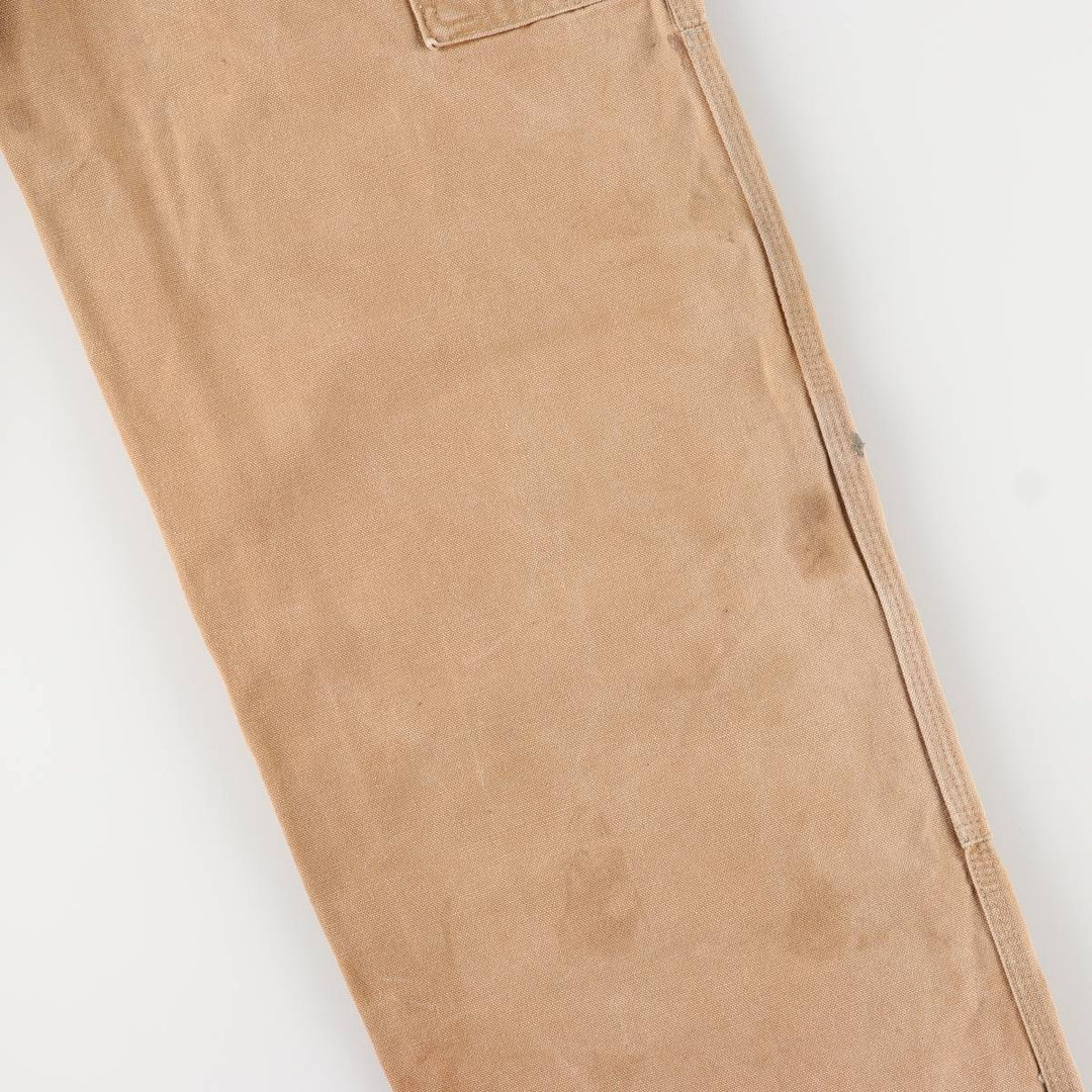 Carhartt Double Knee Duck Overalls for Men (W39) cotton ocher yellow type Vintage Second Hand