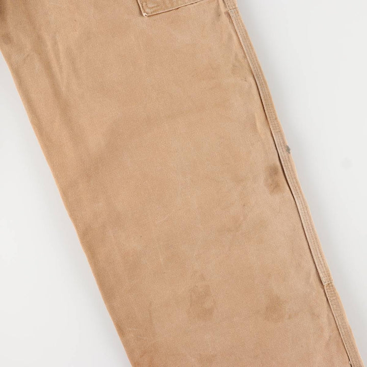 Carhartt Double Knee Duck Overalls for Men (W39) cotton ocher yellow type Vintage Second Hand