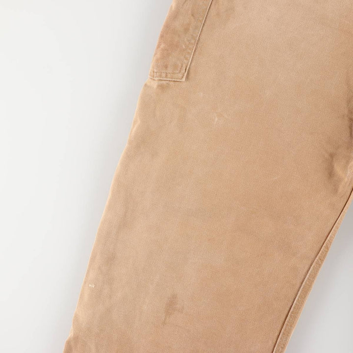 Carhartt Double Knee Duck Overalls for Men (W39) cotton ocher yellow type Vintage Second Hand