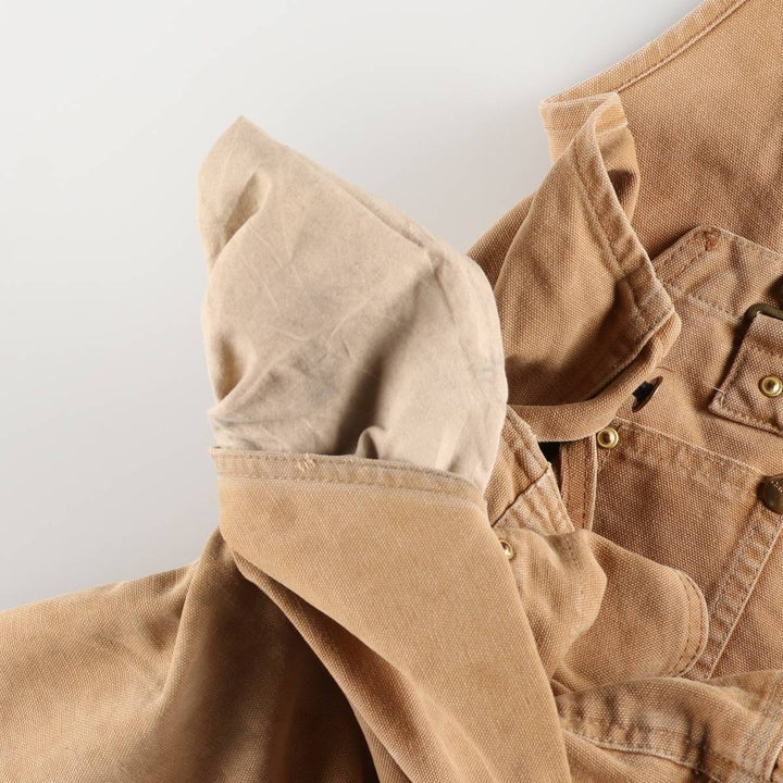 Carhartt Double Knee Duck Overalls for Men (W39) cotton ocher yellow type Vintage Second Hand