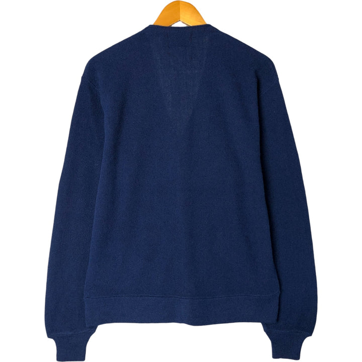 Grand Slam Acrylic Knit Cardigan, Made in USA, Men's Size L acrylic navy blue type Vintage Second Hand
