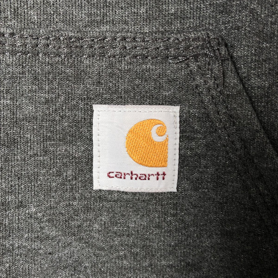 Carhartt ORIGINAL FIT sweatshirt pullover hoodie, men's XL size cotton Charcoal Vintage Second Hand