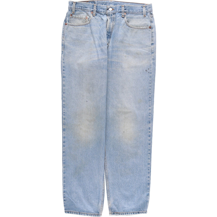 90'S Levi's 00550-4891 Tapered Denim Pants, Made in Canada, Men's Size 36, Vintage cotton blue type Vintage Second Hand