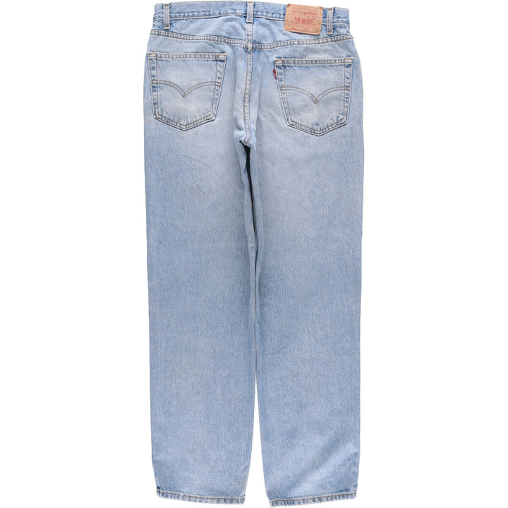 90'S Levi's 00550-4891 Tapered Denim Pants, Made in Canada, Men's Size 36, Vintage cotton blue type Vintage Second Hand