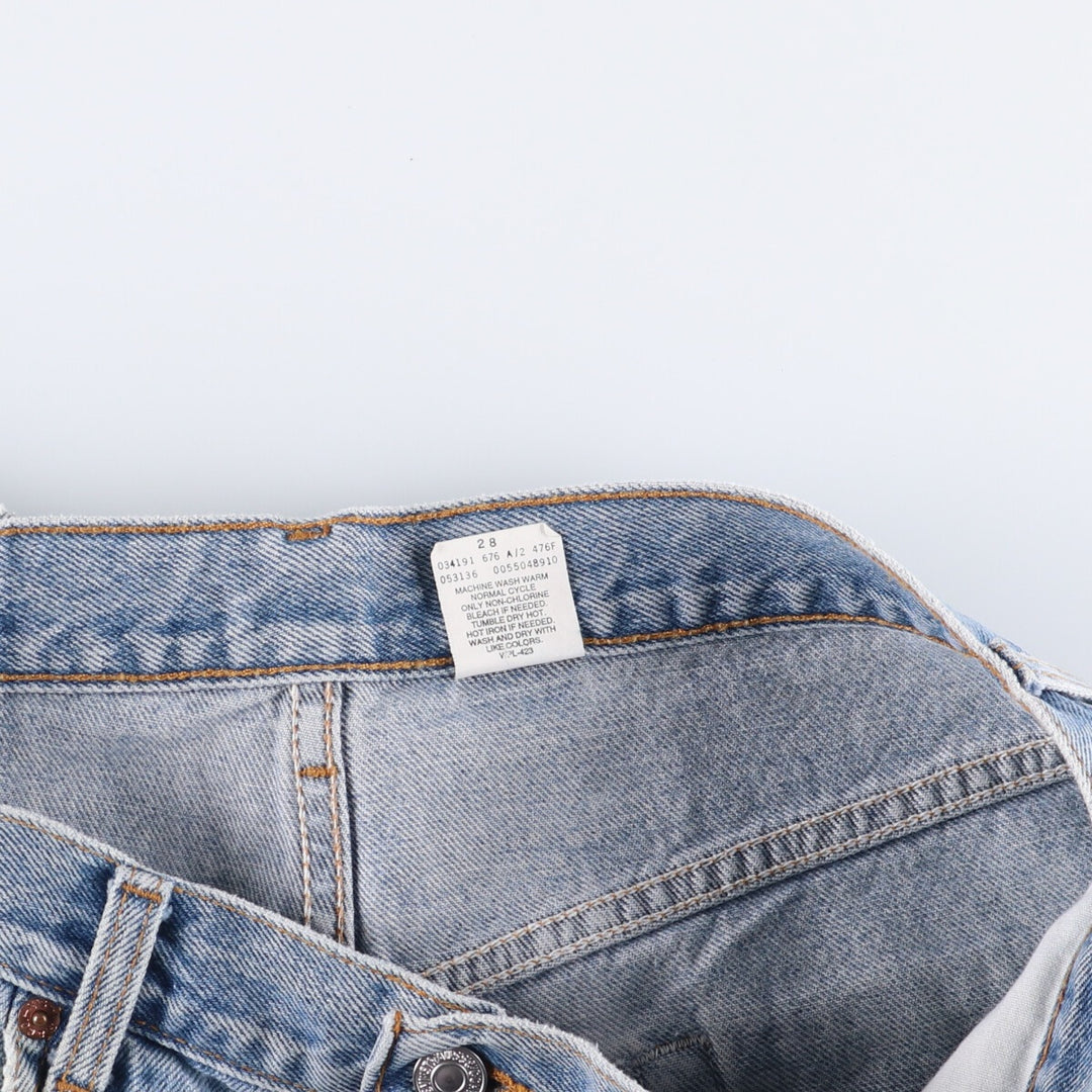 90'S Levi's 00550-4891 Tapered Denim Pants, Made in Canada, Men's Size 36, Vintage cotton blue type Vintage Second Hand