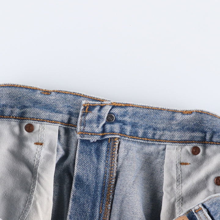 90'S Levi's 00550-4891 Tapered Denim Pants, Made in Canada, Men's Size 36, Vintage cotton blue type Vintage Second Hand
