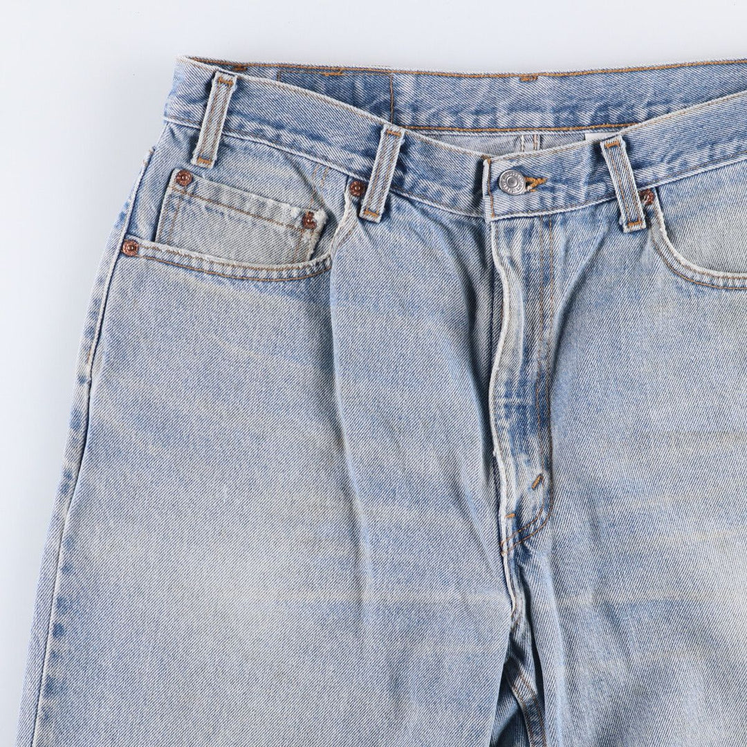 90'S Levi's 00550-4891 Tapered Denim Pants, Made in Canada, Men's Size 36, Vintage cotton blue type Vintage Second Hand