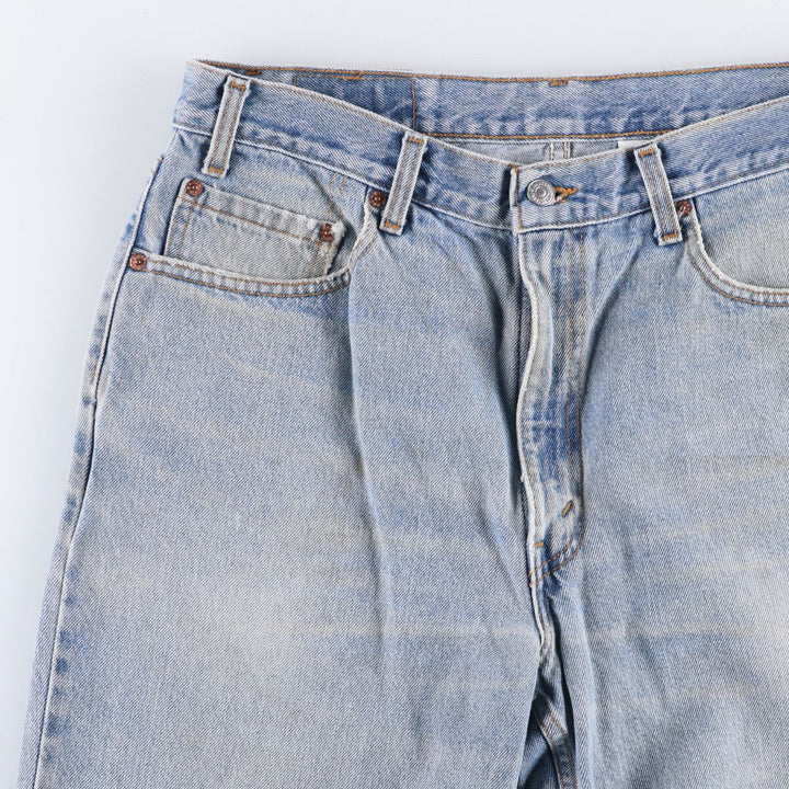 90'S Levi's 00550-4891 Tapered Denim Pants, Made in Canada, Men's Size 36, Vintage cotton blue type Vintage Second Hand