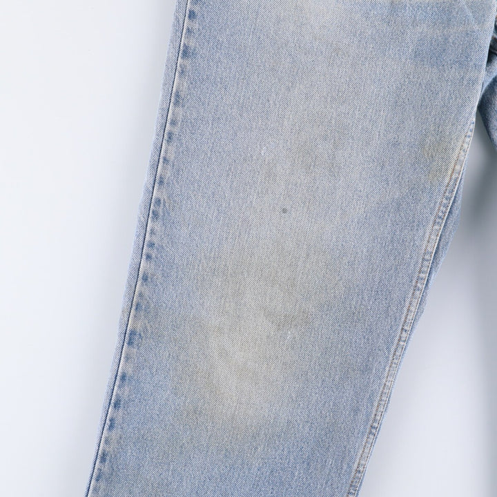90'S Levi's 00550-4891 Tapered Denim Pants, Made in Canada, Men's Size 36, Vintage cotton blue type Vintage Second Hand