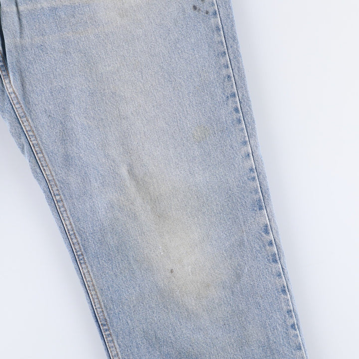 90'S Levi's 00550-4891 Tapered Denim Pants, Made in Canada, Men's Size 36, Vintage cotton blue type Vintage Second Hand