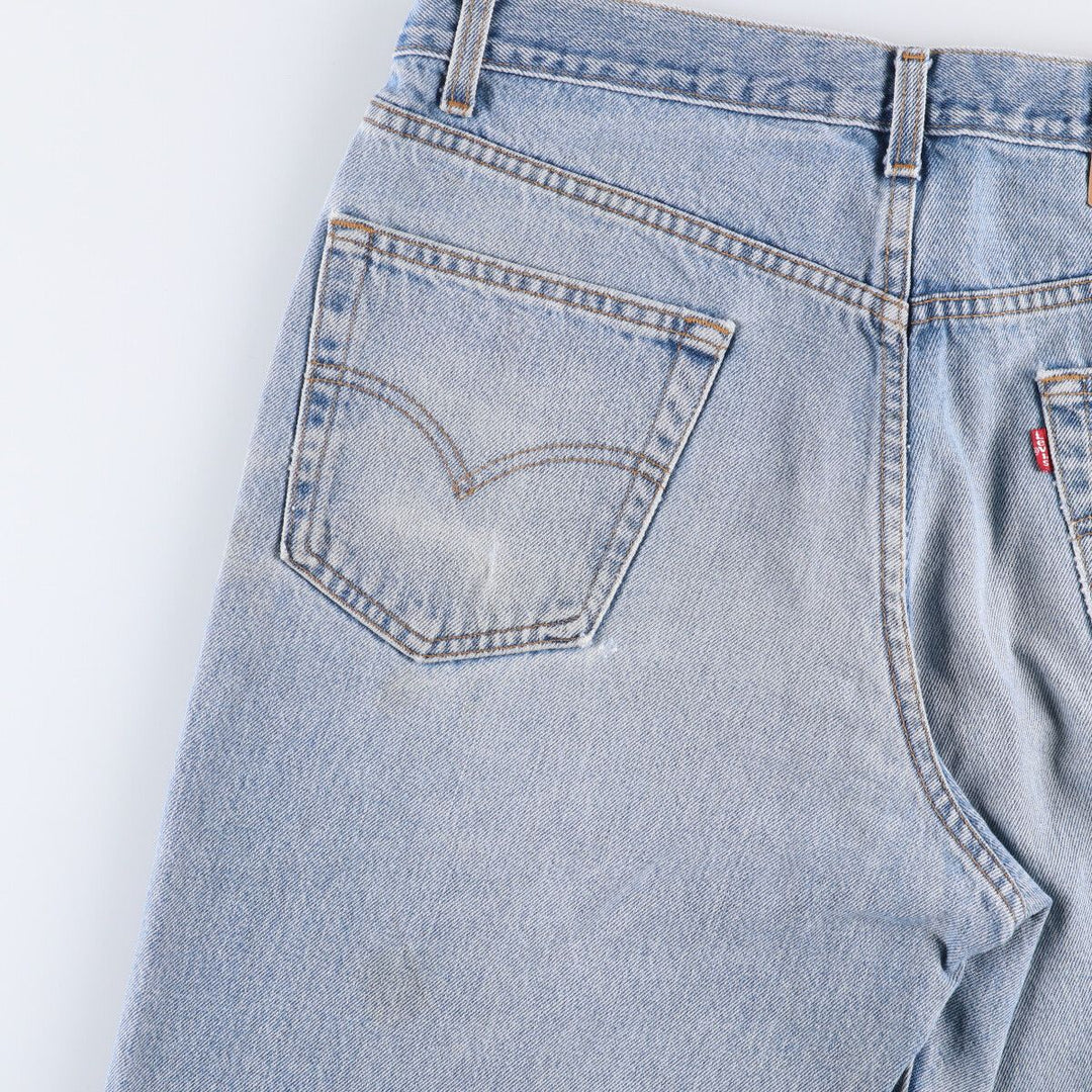 90'S Levi's 00550-4891 Tapered Denim Pants, Made in Canada, Men's Size 36, Vintage cotton blue type Vintage Second Hand