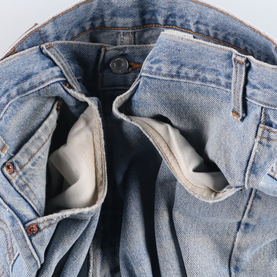 90'S Levi's 00550-4891 Tapered Denim Pants, Made in Canada, Men's Size 36, Vintage cotton blue type Vintage Second Hand