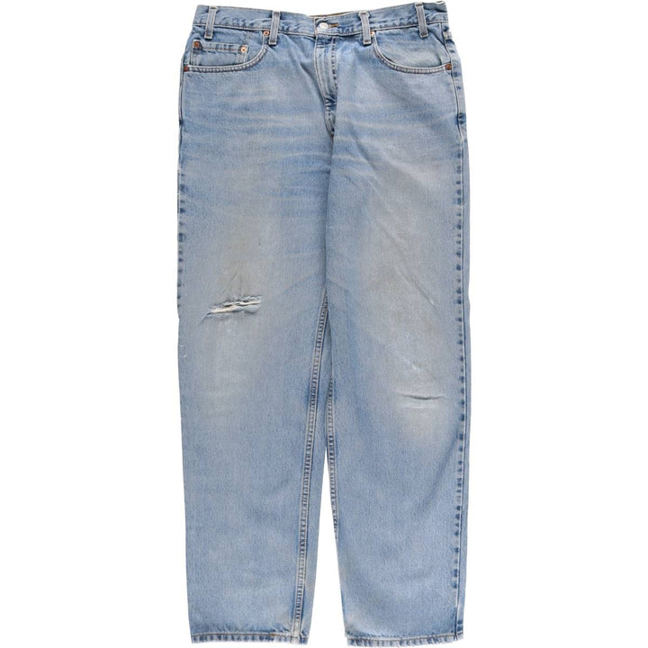 2000'S Levi's 550 Relaxed Fit Tapered Denim Pants, Men's Size 36 cotton blue type Vintage Second Hand