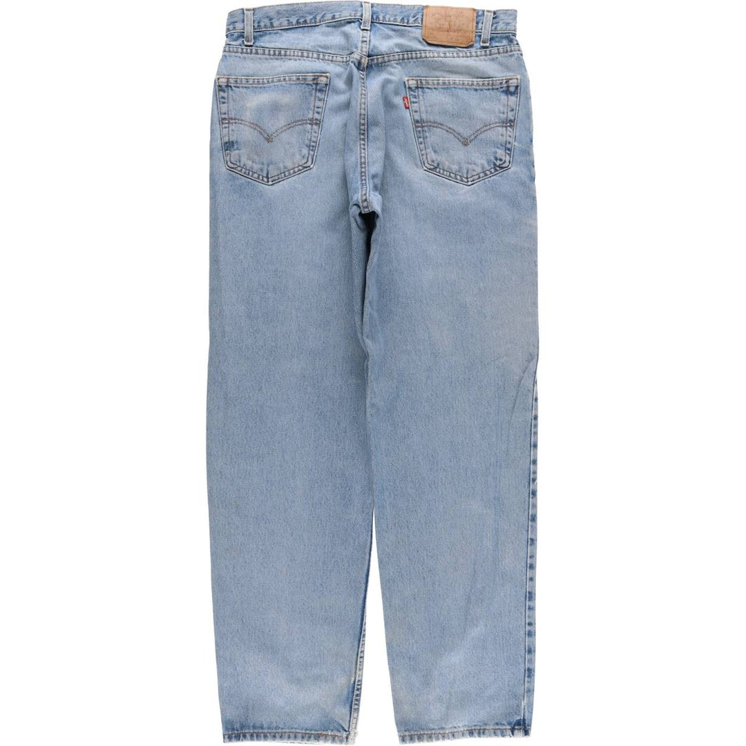 2000'S Levi's 550 Relaxed Fit Tapered Denim Pants, Men's Size 36 cotton blue type Vintage Second Hand
