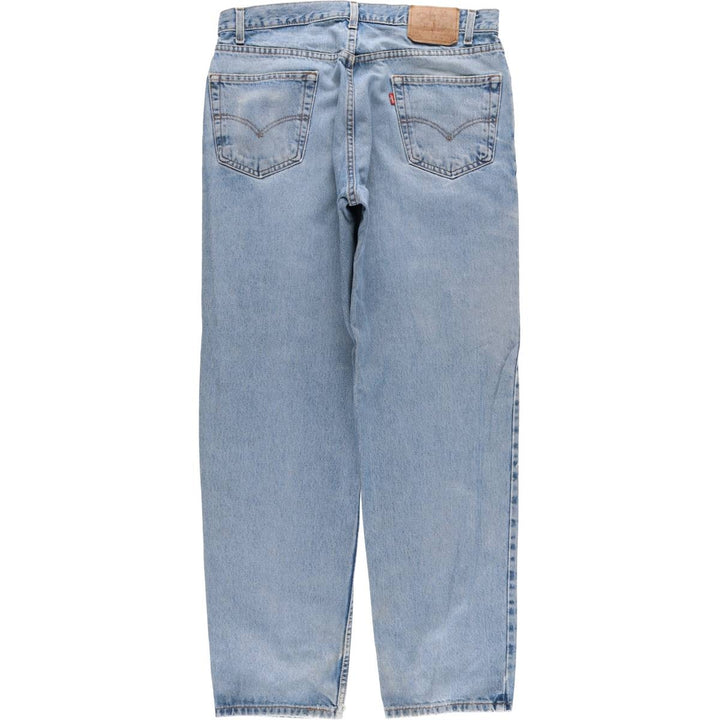 2000'S Levi's 550 Relaxed Fit Tapered Denim Pants, Men's Size 36 cotton blue type Vintage Second Hand