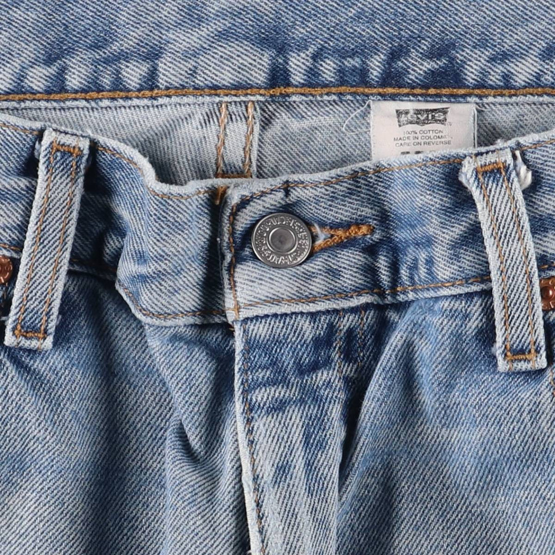 2000'S Levi's 550 Relaxed Fit Tapered Denim Pants, Men's Size 36 cotton blue type Vintage Second Hand