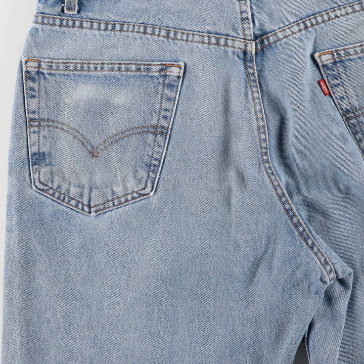 2000'S Levi's 550 Relaxed Fit Tapered Denim Pants, Men's Size 36 cotton blue type Vintage Second Hand