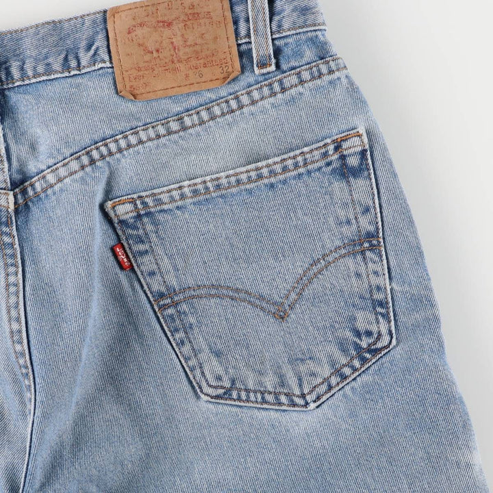 2000'S Levi's 550 Relaxed Fit Tapered Denim Pants, Men's Size 36 cotton blue type Vintage Second Hand