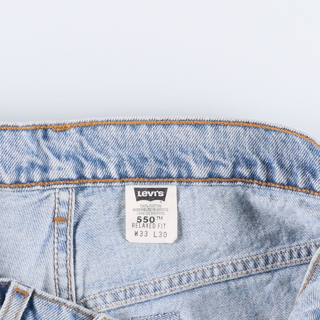 90'S Levi's 00550-4834 Tapered Denim Pants, Men's, Size W32, Vintage cotton blue type Vintage Second Hand