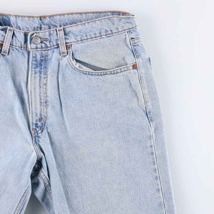 90'S Levi's 00550-4834 Tapered Denim Pants, Men's, Size W32, Vintage cotton blue type Vintage Second Hand