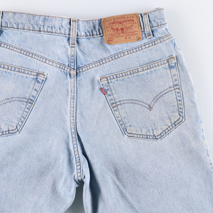 90'S Levi's 00550-4834 Tapered Denim Pants, Men's, Size W32, Vintage cotton blue type Vintage Second Hand