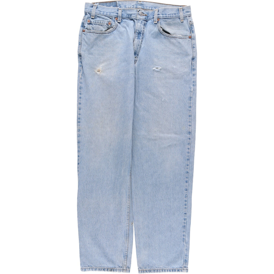00'S Levi's 550 Relaxed Fit Tapered Denim Pants Men's W34 cotton Blue type light blue Vintage Second Hand
