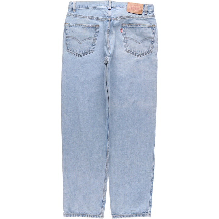 00'S Levi's 550 Relaxed Fit Tapered Denim Pants Men's W34 cotton Blue type light blue Vintage Second Hand