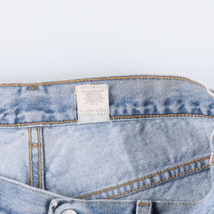00'S Levi's 550 Relaxed Fit Tapered Denim Pants Men's W34 cotton Blue type light blue Vintage Second Hand