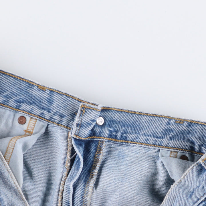 00'S Levi's 550 Relaxed Fit Tapered Denim Pants Men's W34 cotton Blue type light blue Vintage Second Hand
