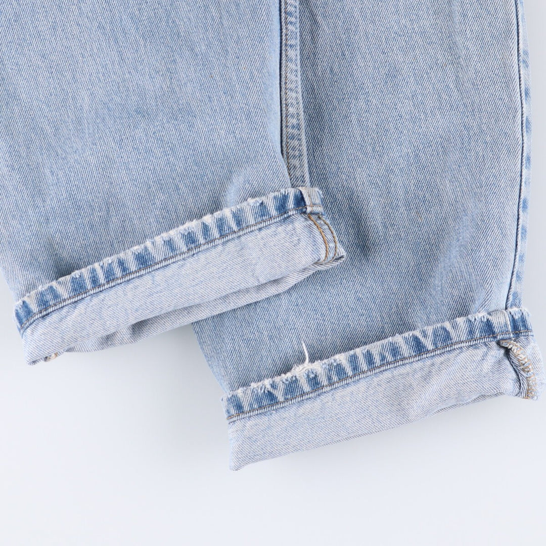 00'S Levi's 550 Relaxed Fit Tapered Denim Pants Men's W34 cotton Blue type light blue Vintage Second Hand