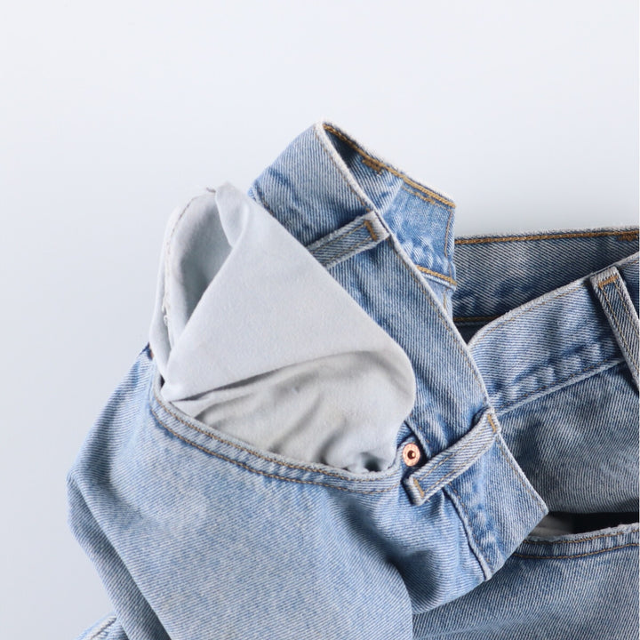 00'S Levi's 550 Relaxed Fit Tapered Denim Pants Men's W34 cotton Blue type light blue Vintage Second Hand