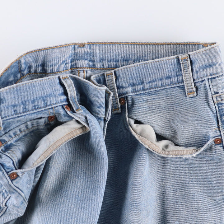 00'S Levi's 550 Relaxed Fit Tapered Denim Pants Men's W34 cotton Blue type light blue Vintage Second Hand